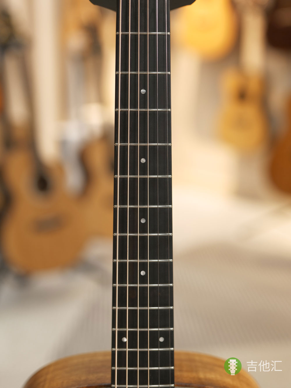 泰勒GS mini KOA 指板实拍图