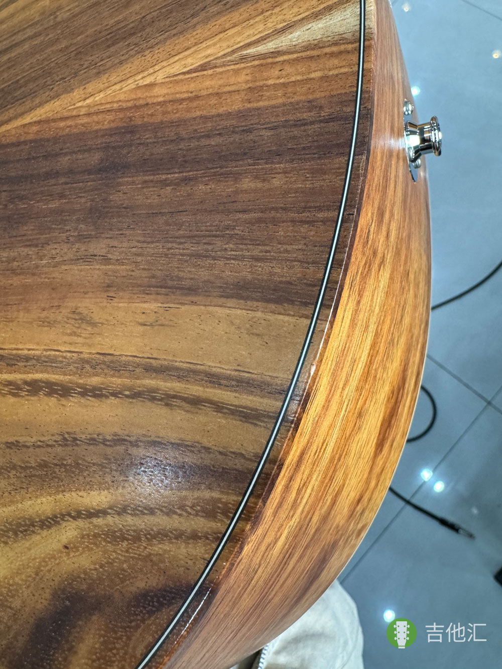 泰勒GS mini ekoa 包边磕碰实拍图