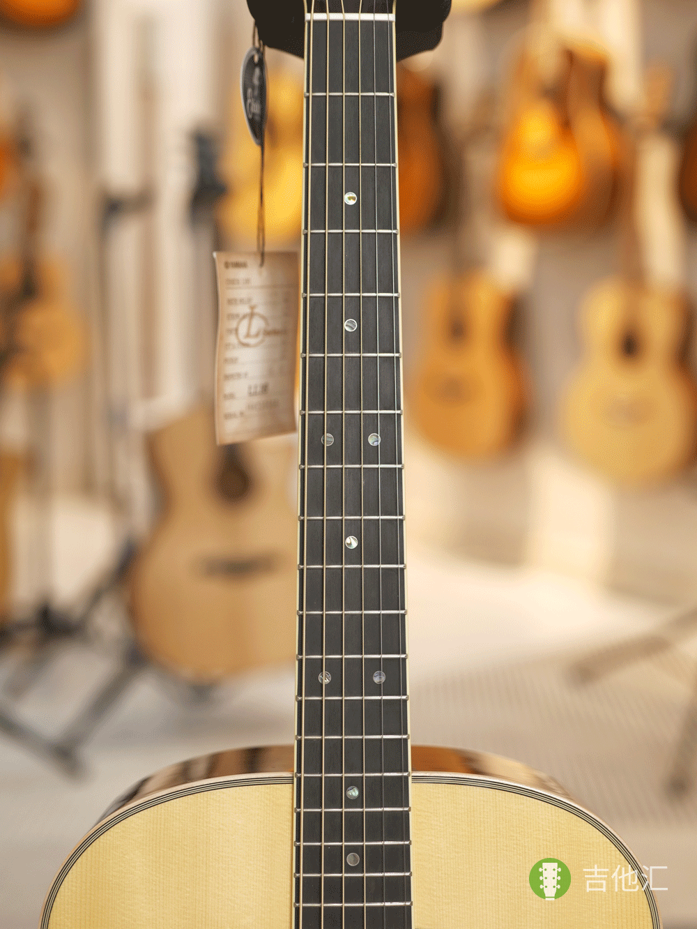雅马哈LL16 指板实拍图