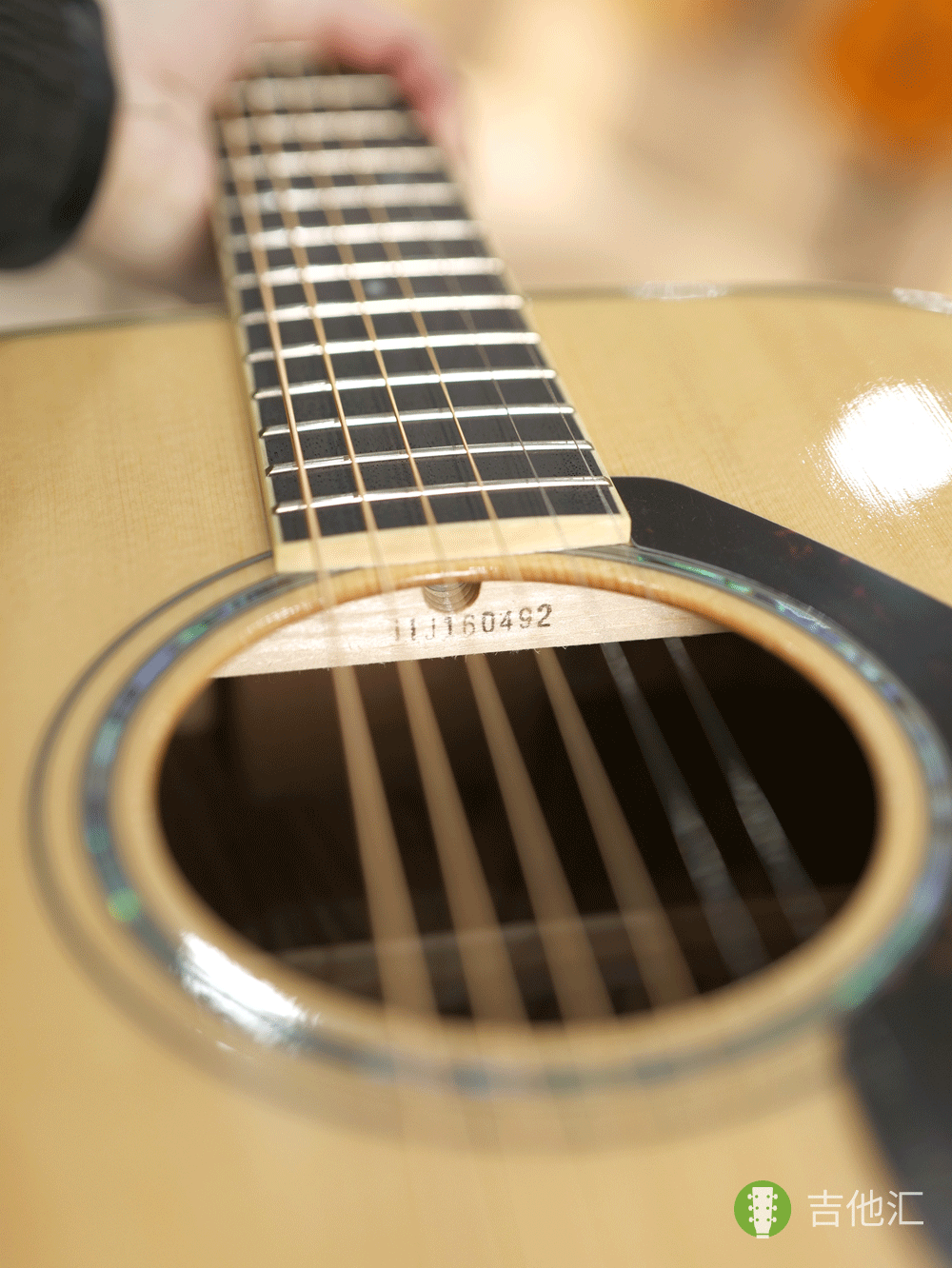 雅马哈FG830 音孔编码实拍图