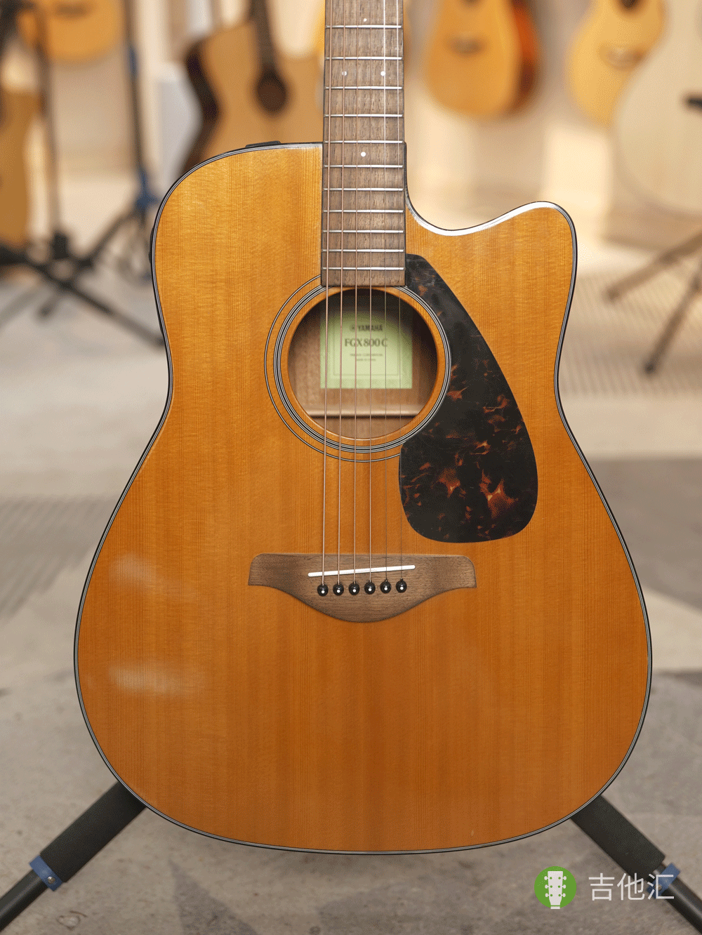 雅马哈FGX800CVN 面板实拍图