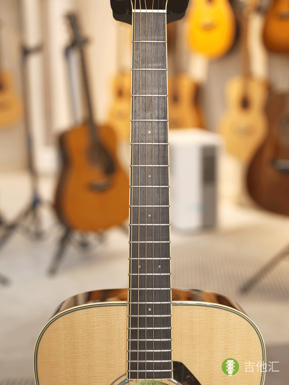 雅马哈FG830 指板实拍图