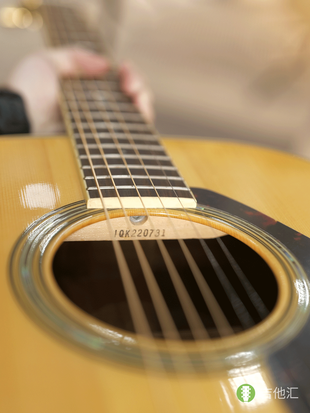 雅马哈LL6 音孔编码实拍图