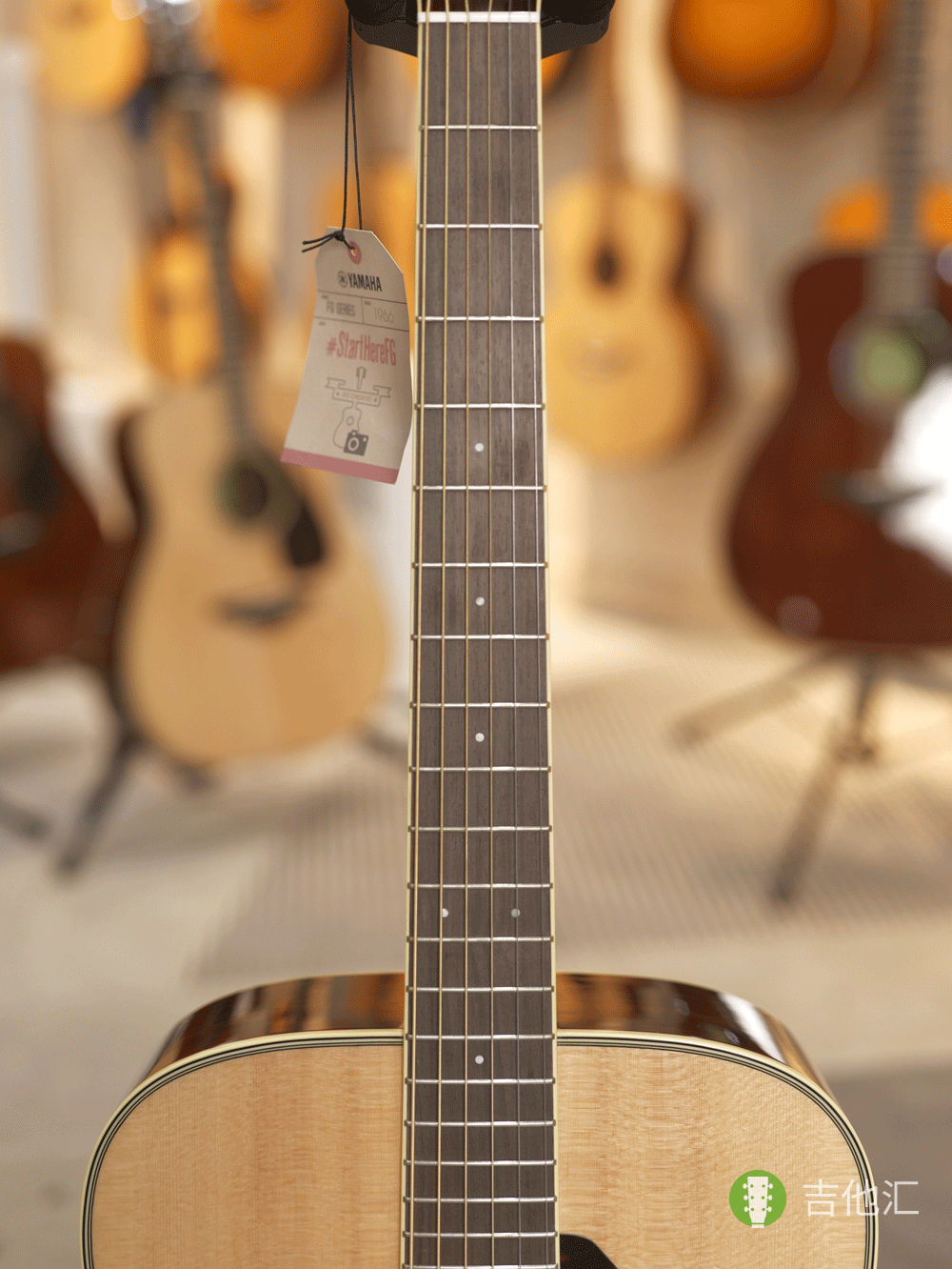 雅马哈FG830 指板实拍图