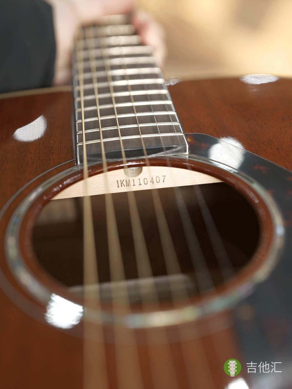 雅马哈FG850 音孔编码实拍图