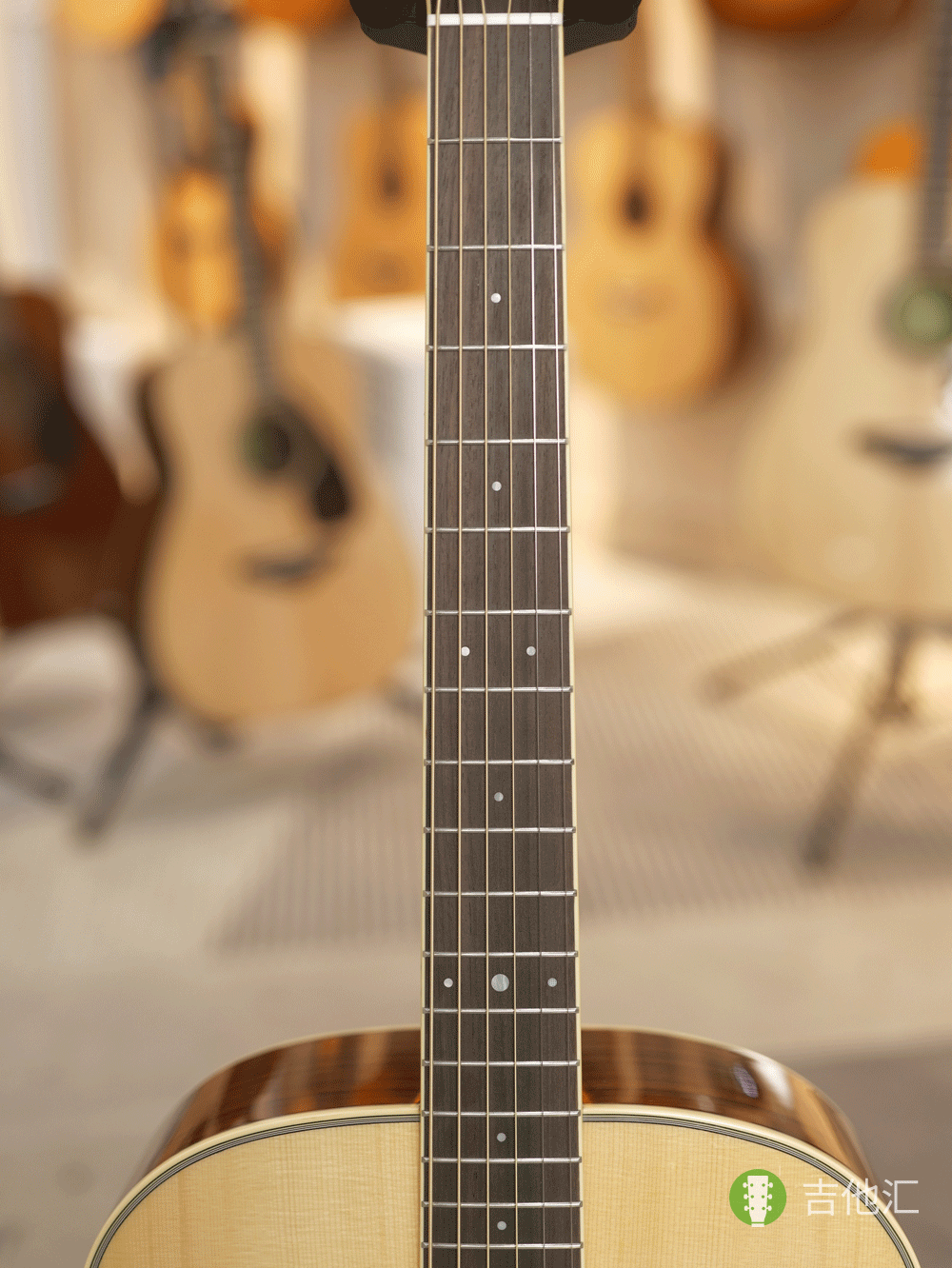 雅马哈LL6 指板实拍图