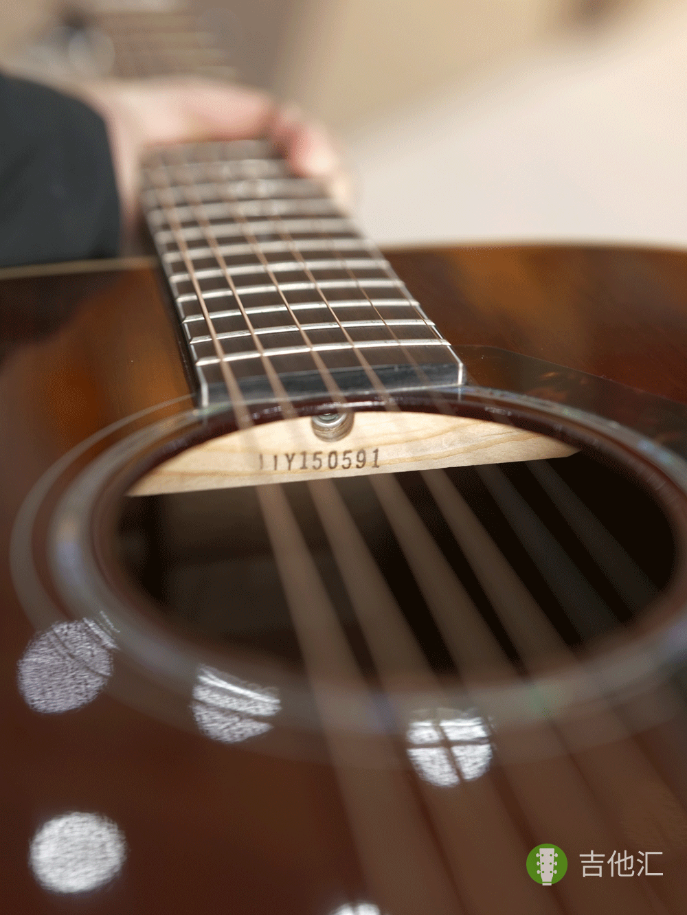 雅马哈FG850 音孔编码实拍图