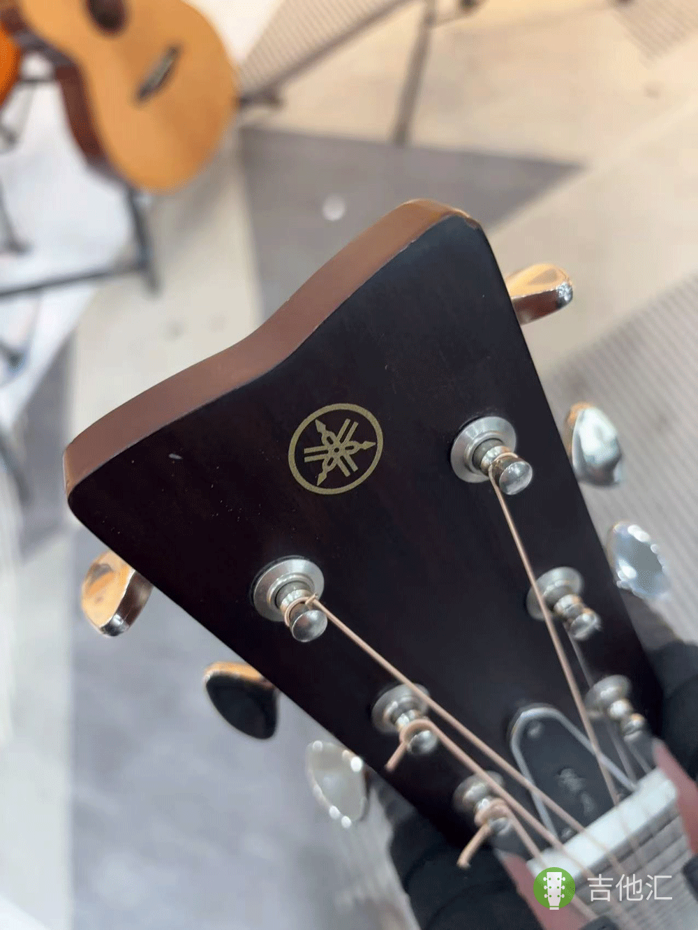 雅马哈FGX3 琴头磕碰实拍图1