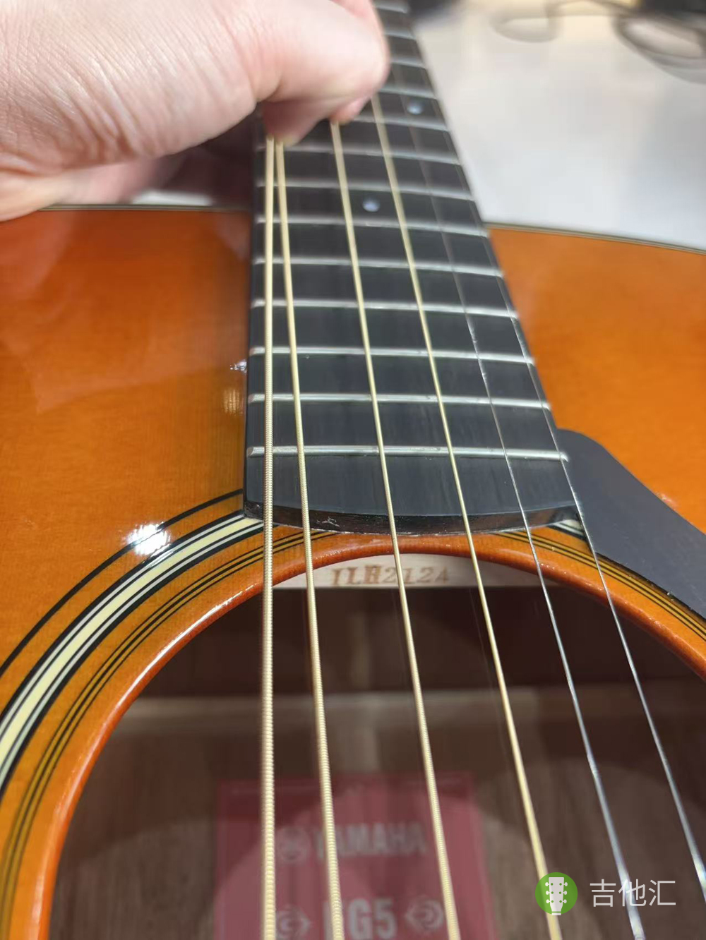 雅马哈FG5 音孔编码实拍图