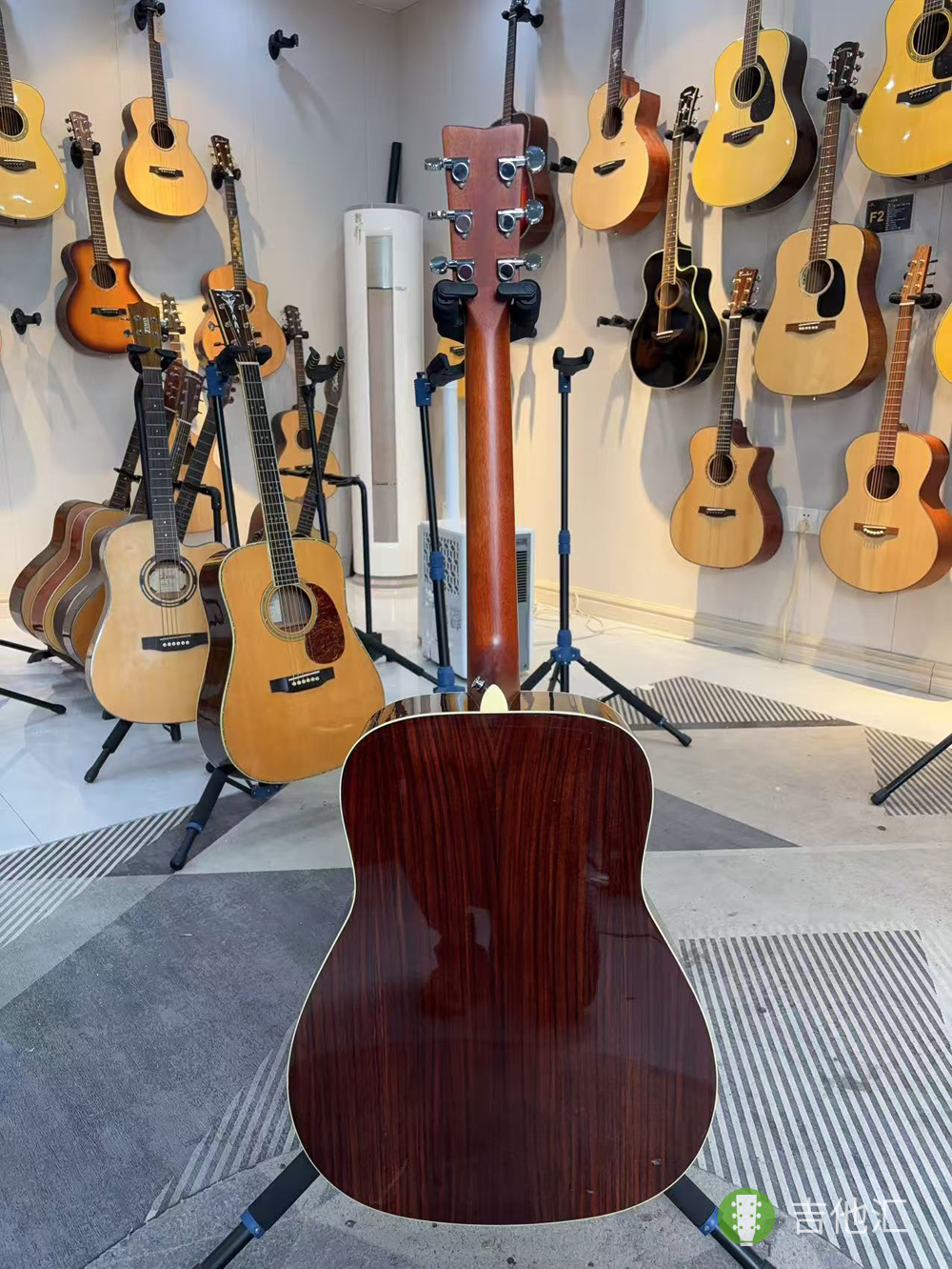 雅马哈FG830 背面实拍图