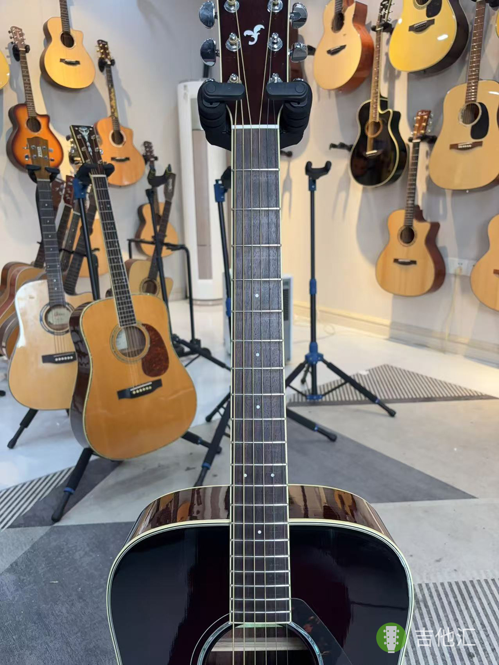 雅马哈FG830 指板实拍图